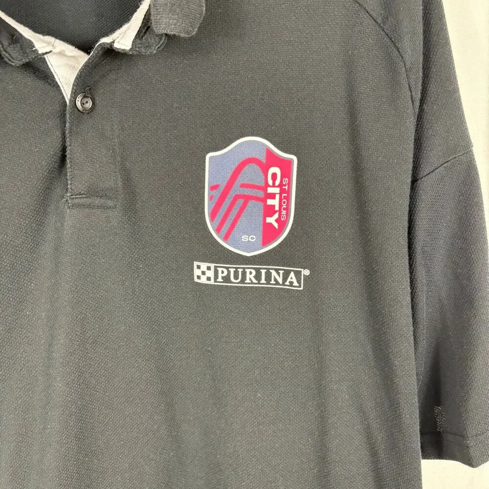 St. Louis City SC XL Adidas Polo MLS Soccer Football